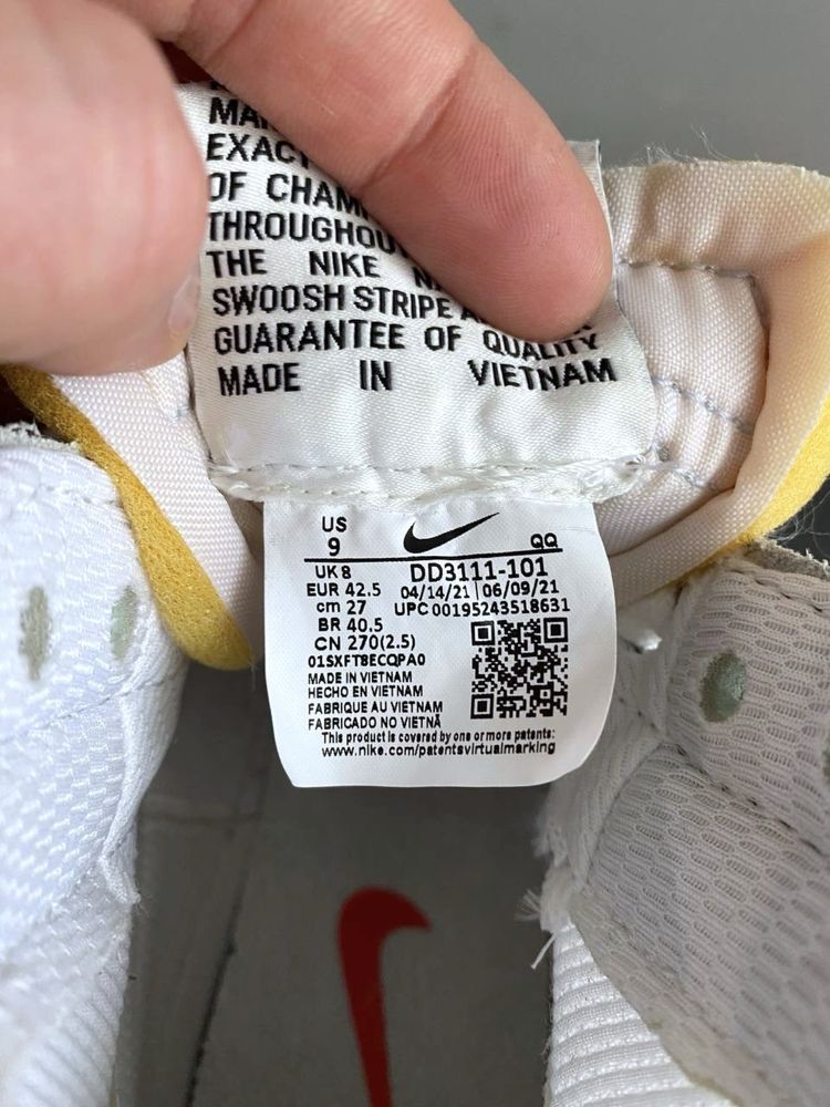 Nike Blazer Mid 77 Jumbo чоловічі шкіряні кросівки, кеди 42,5 розмір