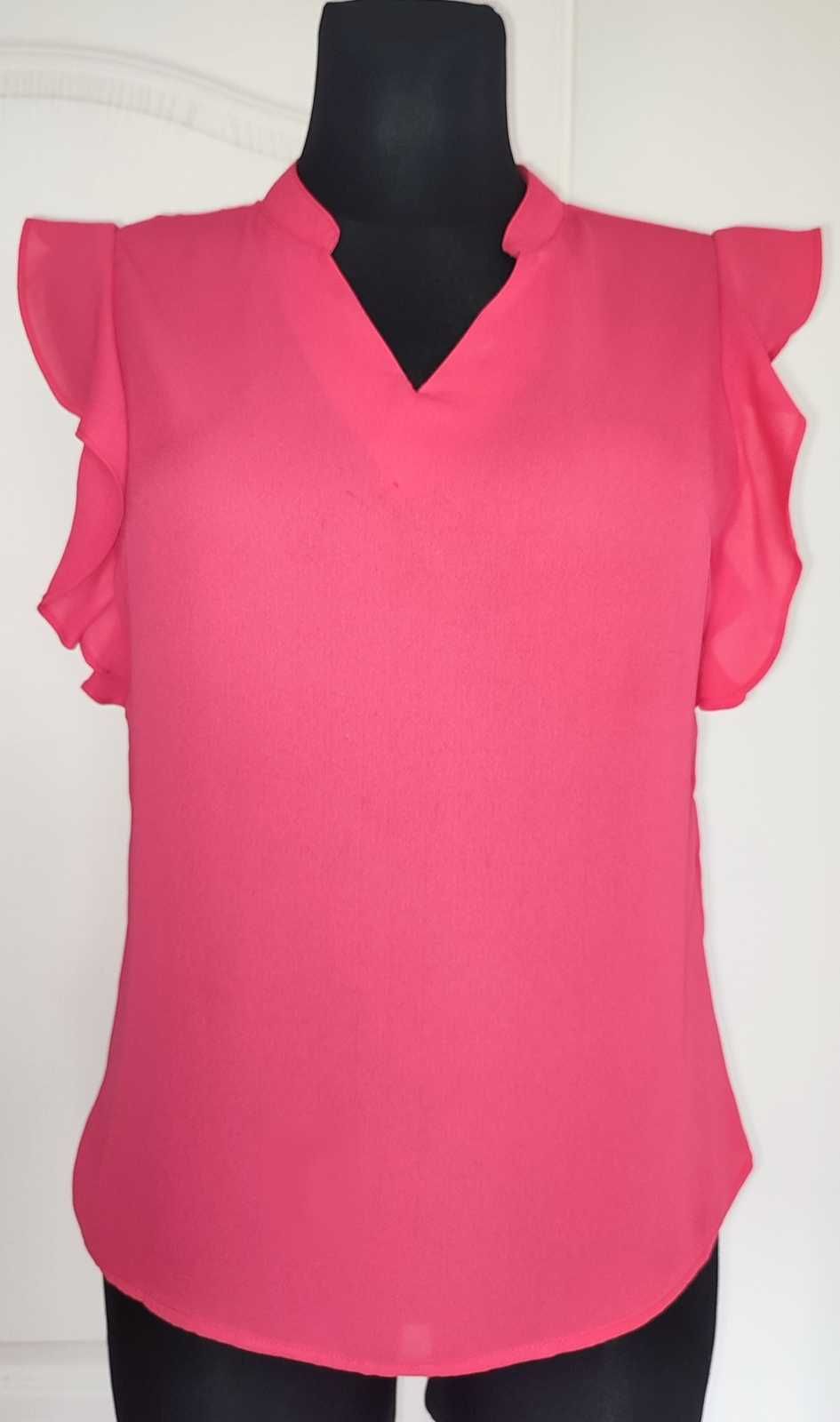 Mohito 34 bluzka damska elegancka różowa lekka