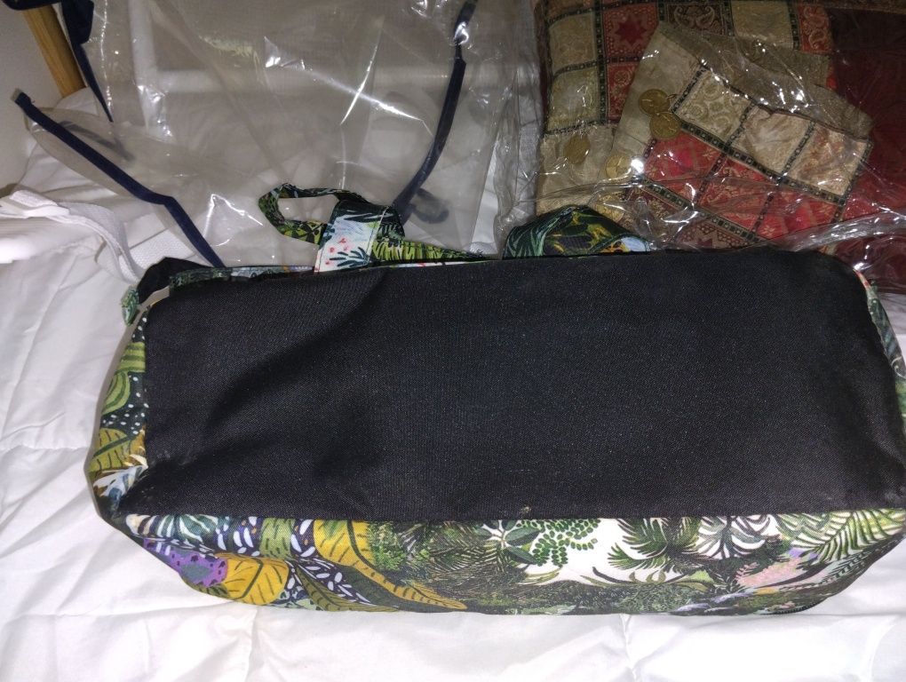 Conjunto de saco de praia com bolsa térmico e manta de piquenique