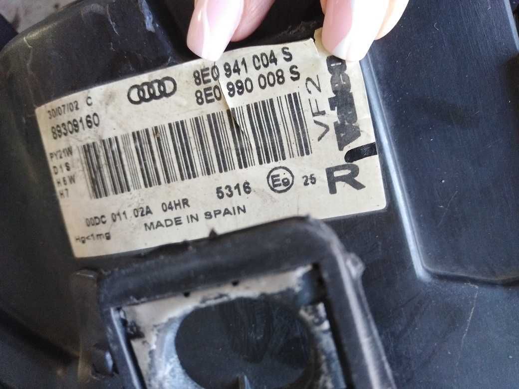 Audi A4 B6 Lampy Przód Lewa I Prawa Xenon