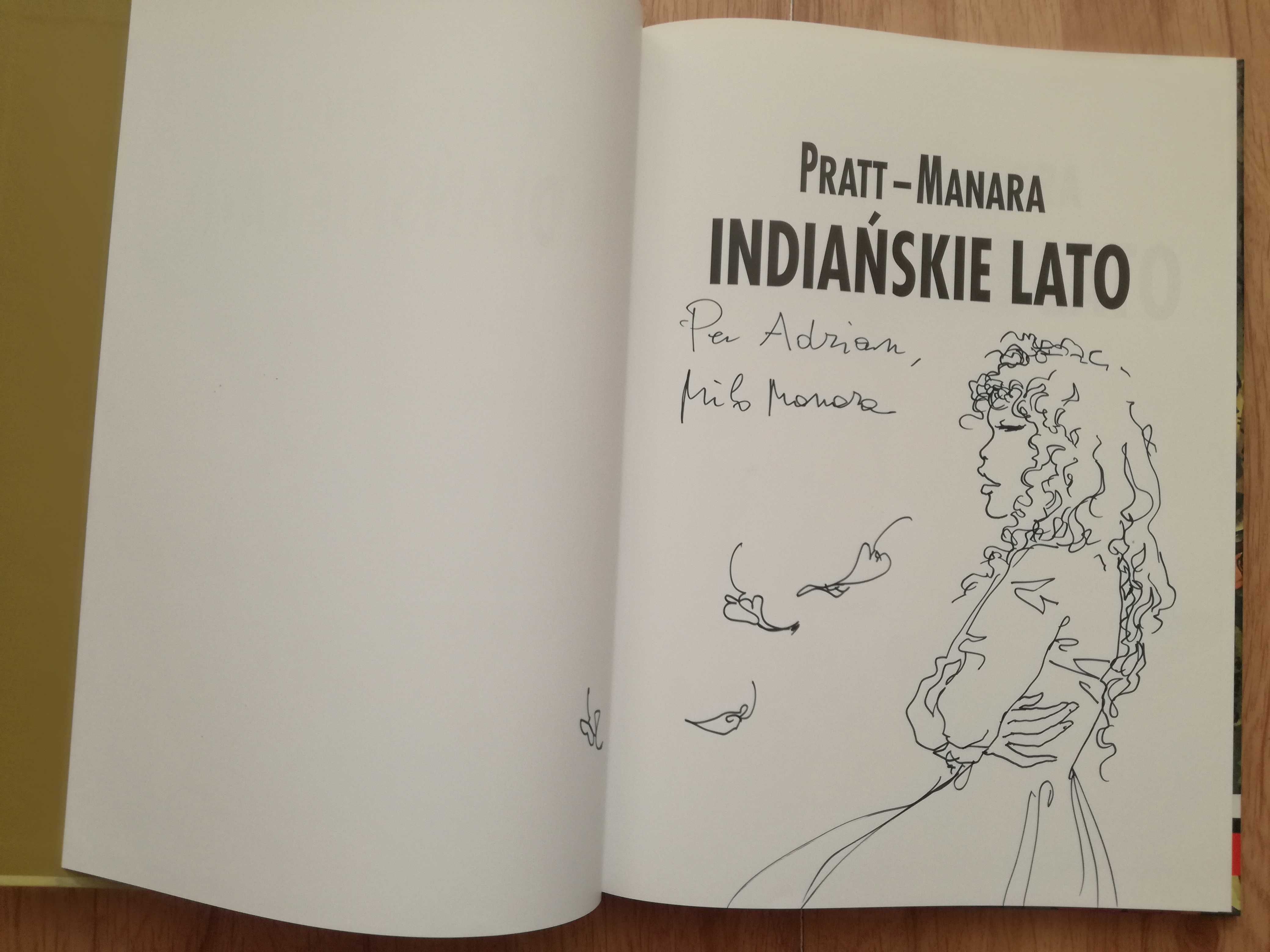 Indiańskie lato - Milo Manara (Rysunek + autograf)