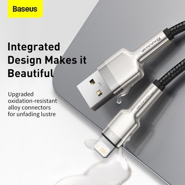 Кабель с чипом Baseus USB to Lightning 100см Быстрая Зарядка iPhone