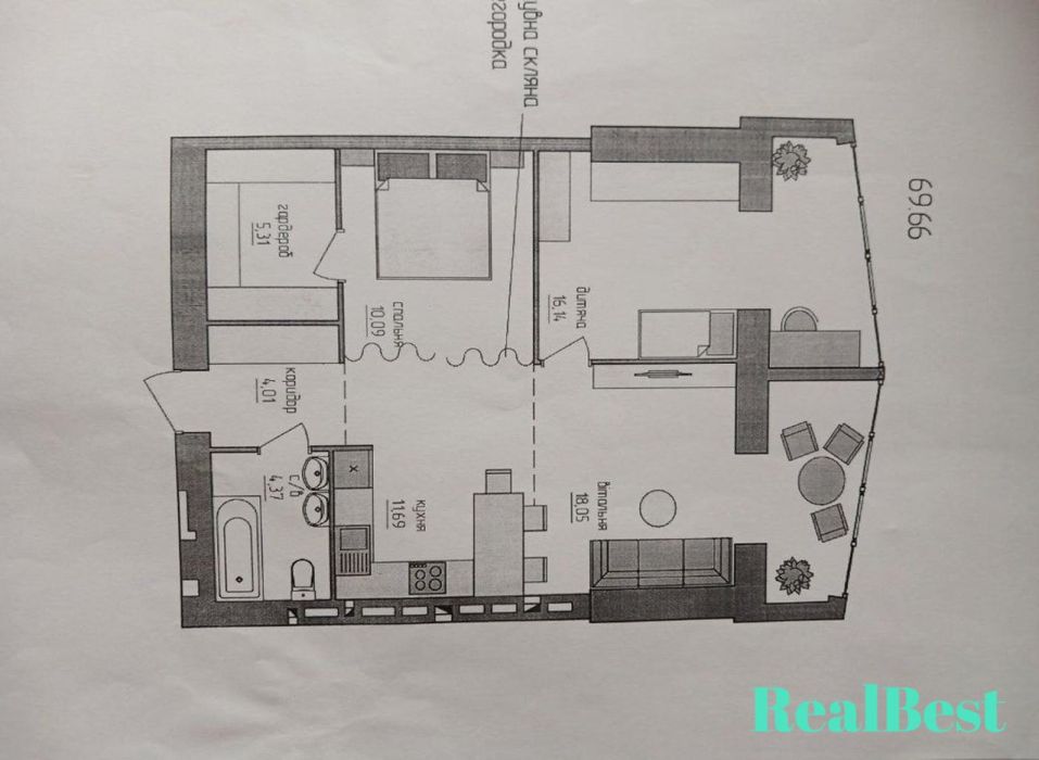 Продаж / Квартира /  Ювілейний, Рівне