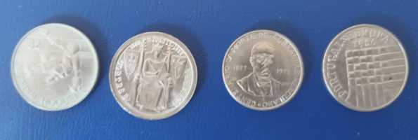 4 moedas comemorativas de 25 escudos
