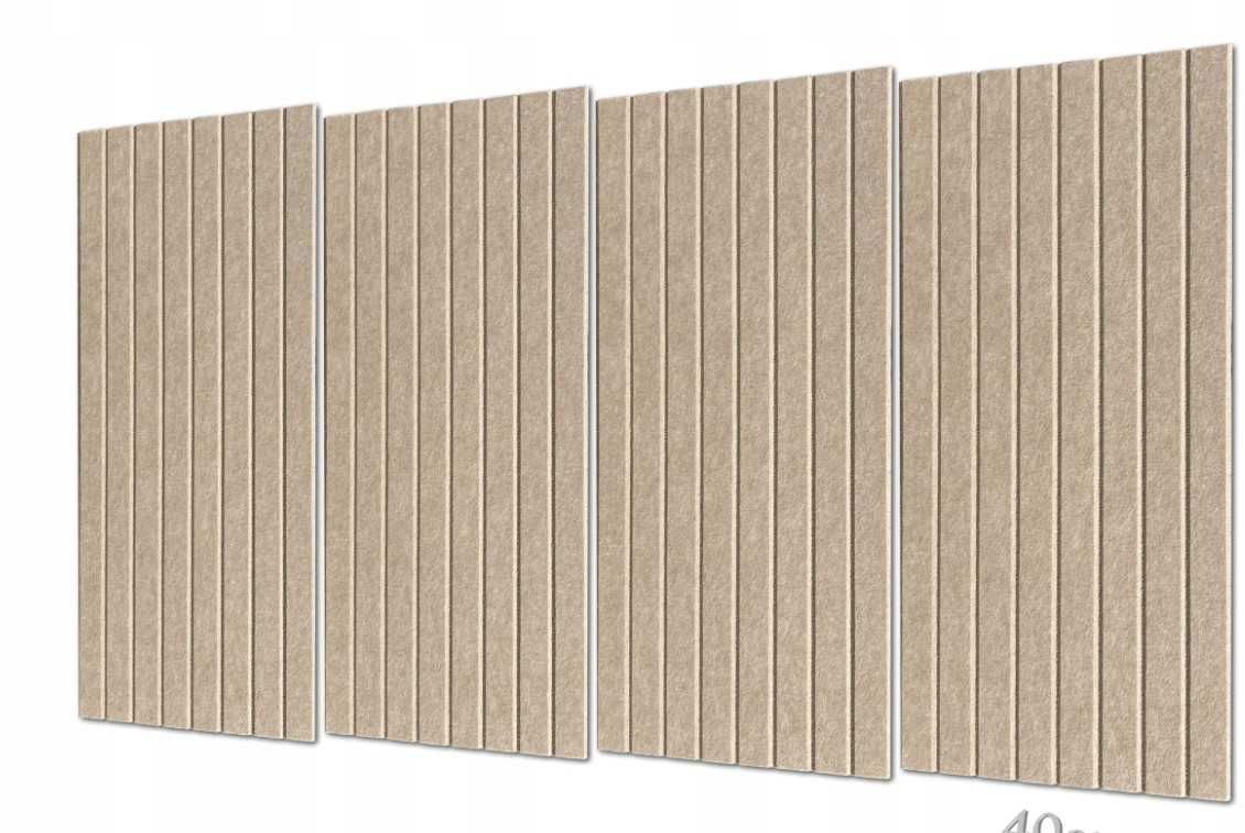 Tablica filcowa Lamele -  na pinezki, 60x120 lub 80x160, mix kolor