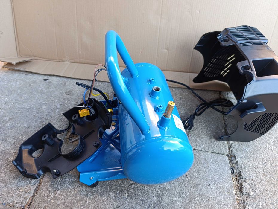 Zbiornik 6L butla kompresora sprężarki GUDE czujnik ciśnienia obudowa