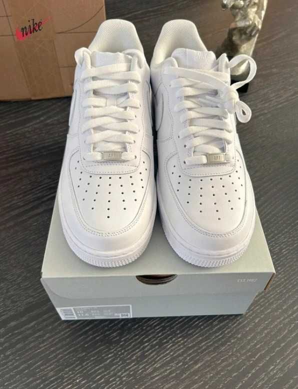 Biały\NikeForce1*airDamskieKomfort ZniżkaTrampkiNeutralne 40