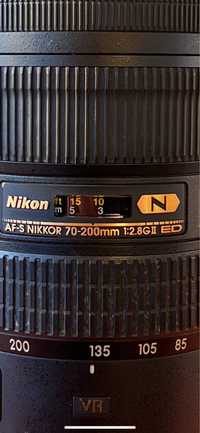 Nikon Lente AF-S Nikkor 70-200mm f/2.8G ED VR II