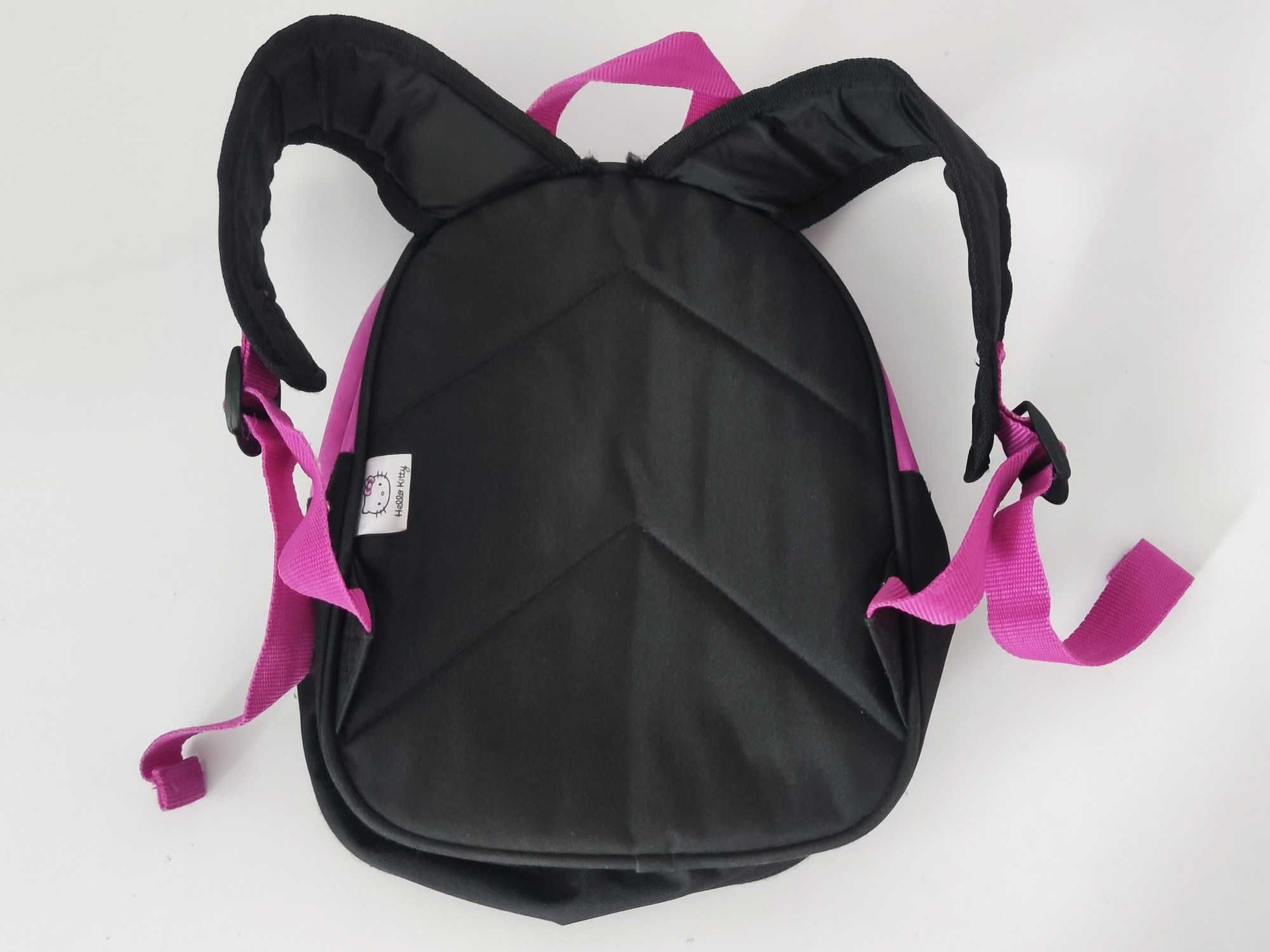 Śliczny Plecak HELLO KITTY różowy czarny do przedszkola dziewczynki