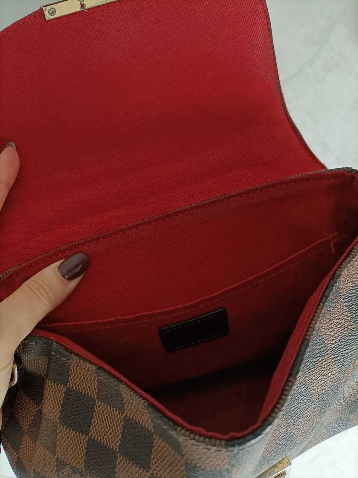 Mala tipo LV Croisette Damier