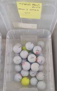 Bolas de golfe Titleist ProV1 e ProV1x sem marcas de uso BO012