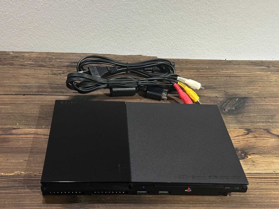 Playstation 2 (PS2) Slim - zestaw - ładna, po serwisie, plomba SONY