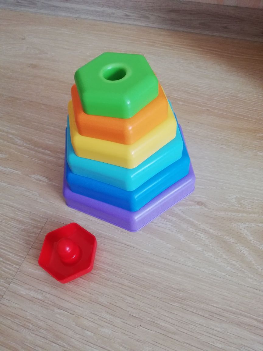 Пірамідка розвиваючі іграшки, каталка