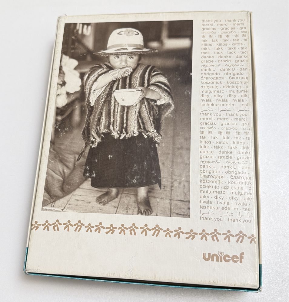 Stare puzzle Unicef lata 80 196 szt. kompletne