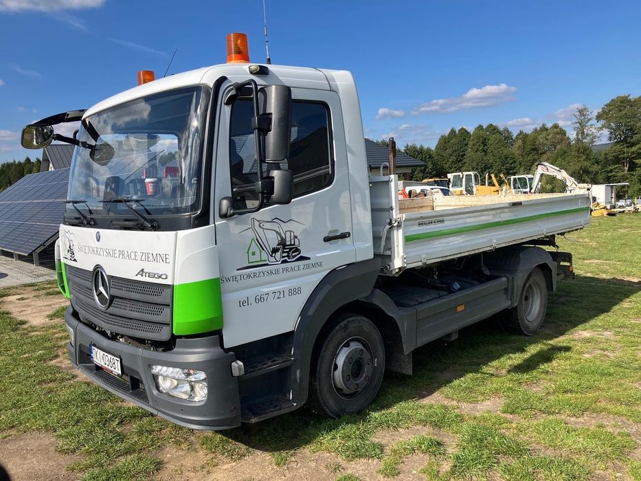 Mercedes-Benz Atego 824  Klima, blokada mostu, Meiller Kipper , 12t zaczep
