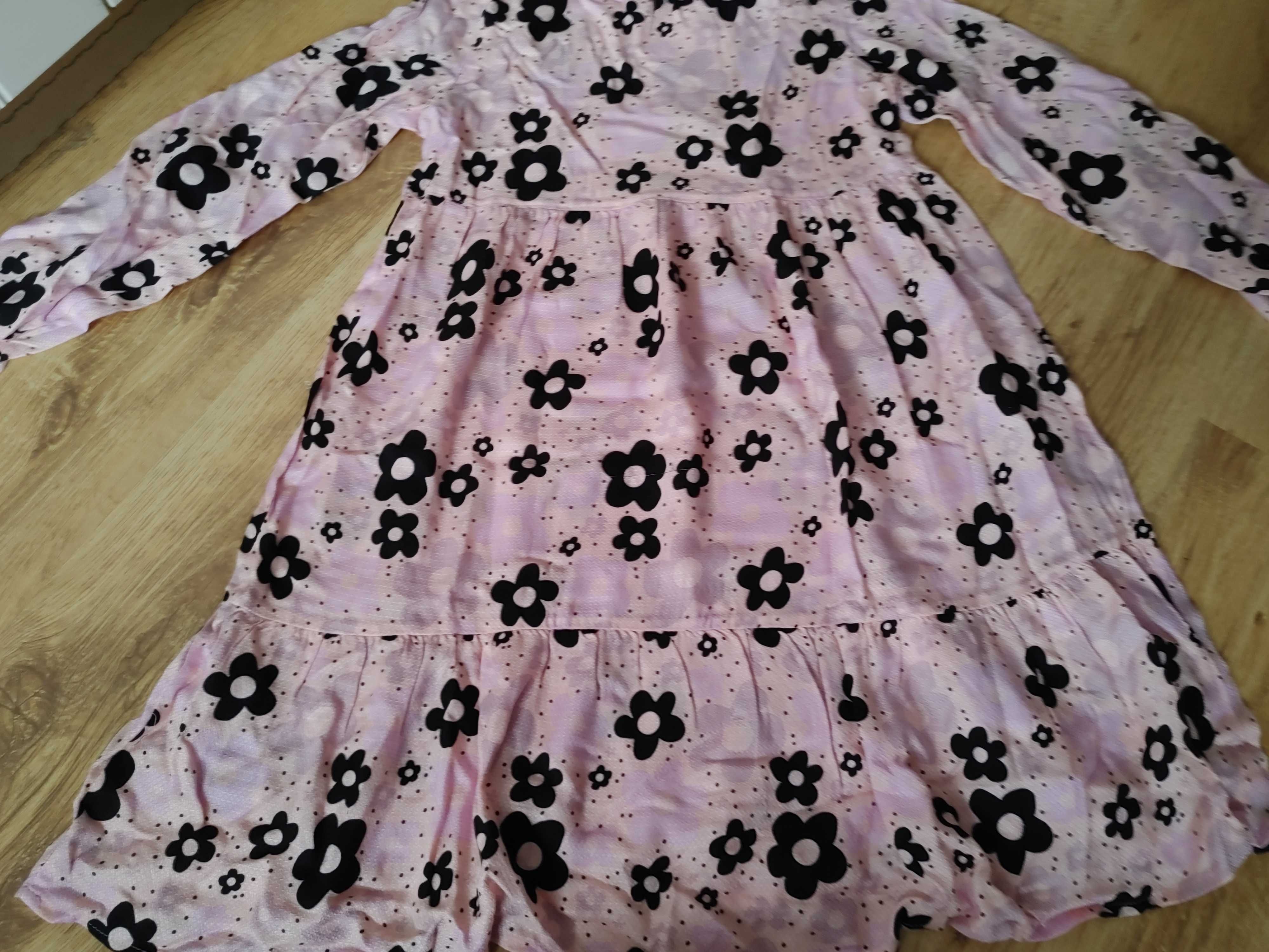 Reserved sukienka w kwiatuszki 146cm 9l idealny