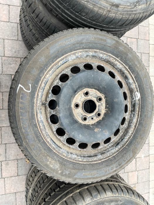 Sprzedam Koła Zimowe Felgi 5x112 VW/Audi 16" + Opony MICHELIN ALPIN 5