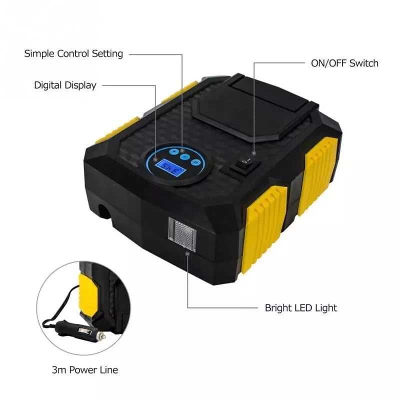 Compressor de ar digital 12v