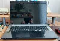 Laptop Acer 17 cali, czarny stan bardzo dobry - nowa bateria.