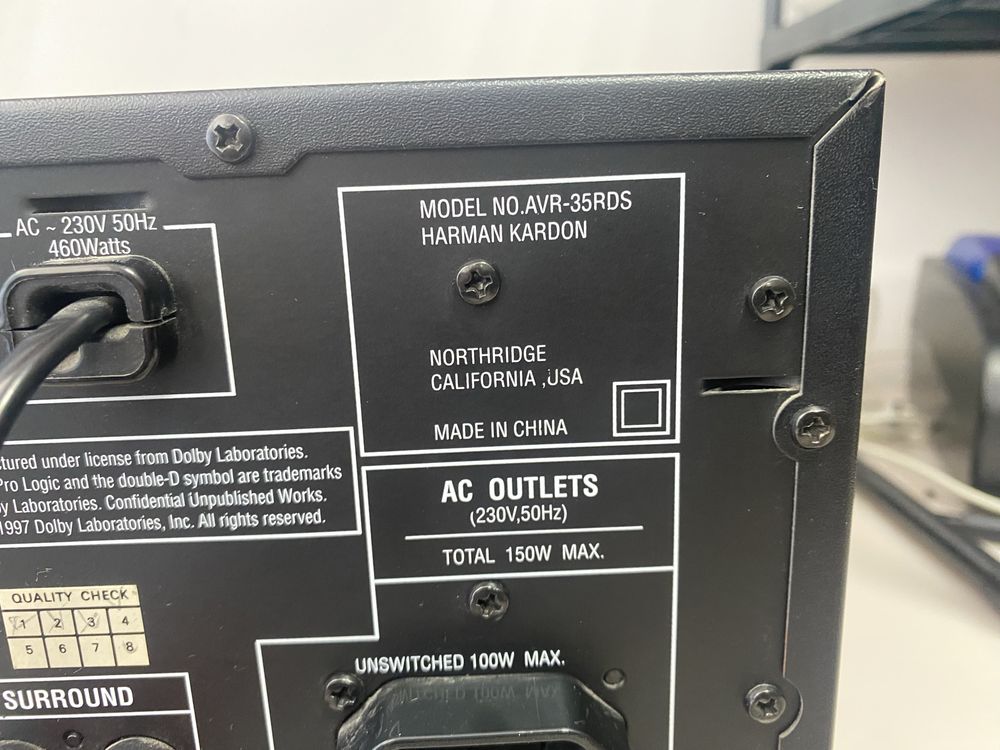 5.1 AV Ресівер Harman/Kardon AVR 35RDS