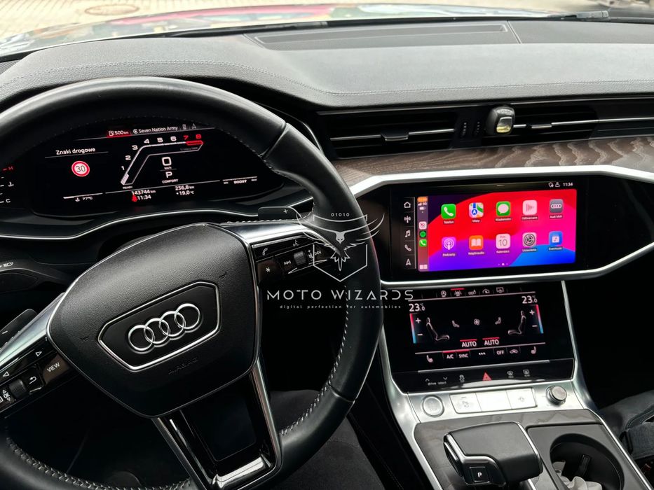 Polskie Menu Audi Konwersja USA EU A3 S4 A4 S5 RS5 A5 S6 RS6 A6 Q8 Q3 Q5 SQ5 SQ7 Q7 Q8 SQ8