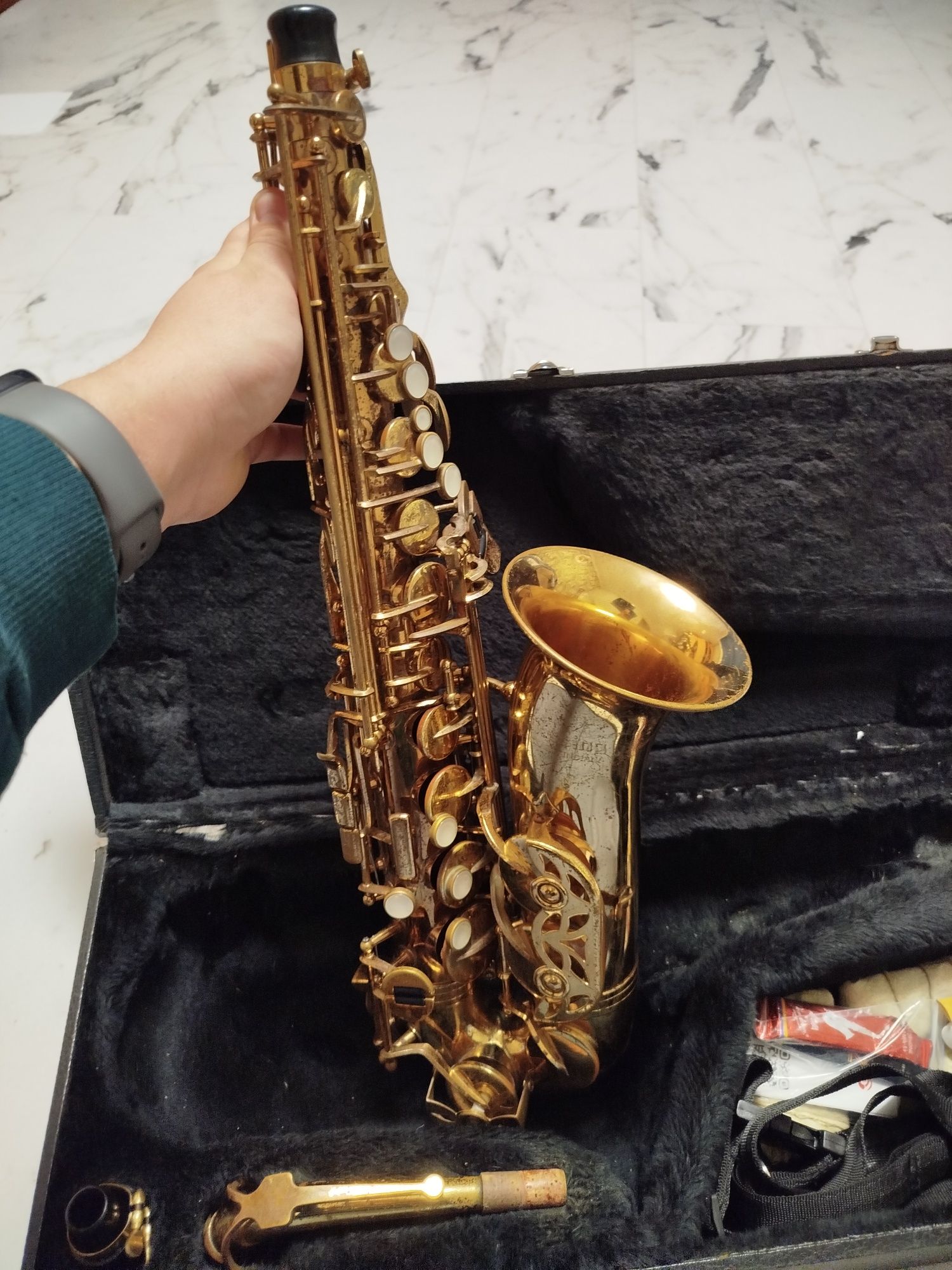 Saxophone blessing elkhart indiana alto