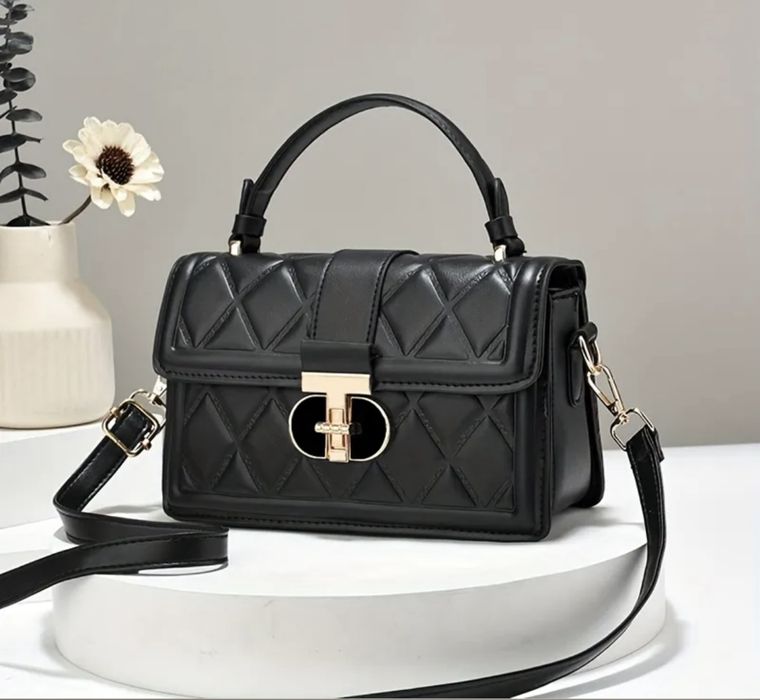 Сумка чорна. Еко шкіра