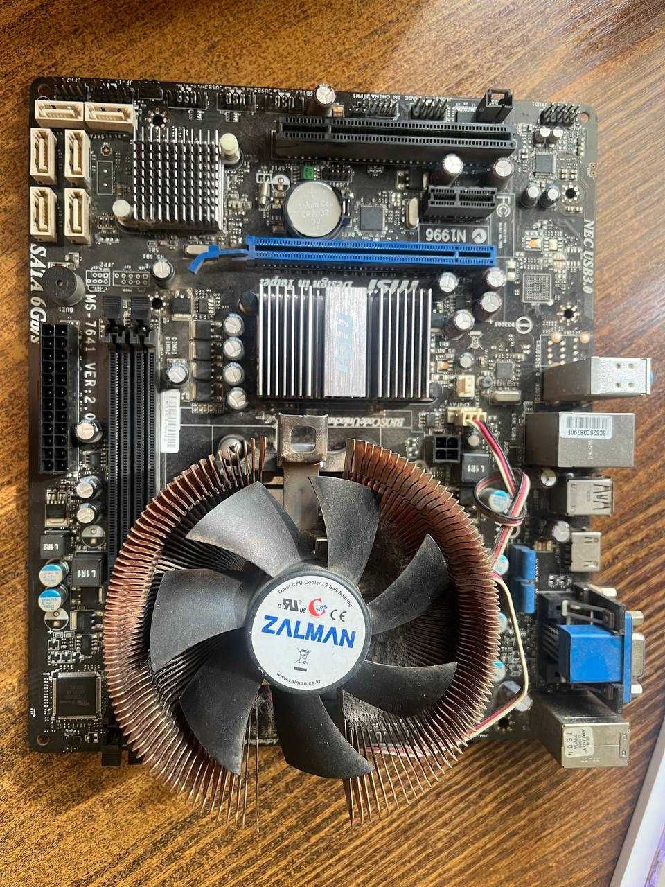 Материнская плата AM3 880GMS-E35, Процессор AMD Phenom II X4 955