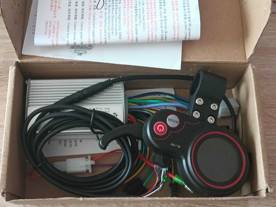 Hulajnogi elektryczne sterownik z wyświetlaczem komplet