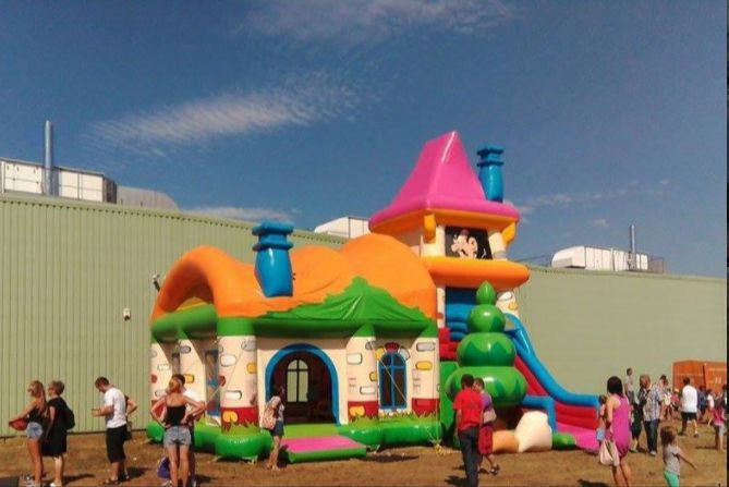 tani dmuchany zamek zjeżdzalnia, euro bungee, dmuchańce