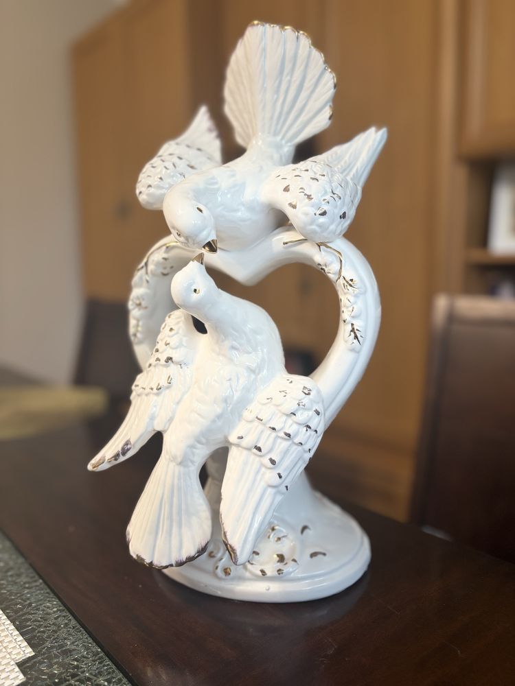 Golębie z porcelany 47cm