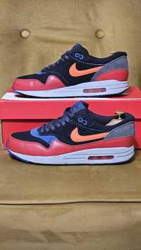 Nike Air Max 1 Black Hyper Crimson/Red clay R42/26,5