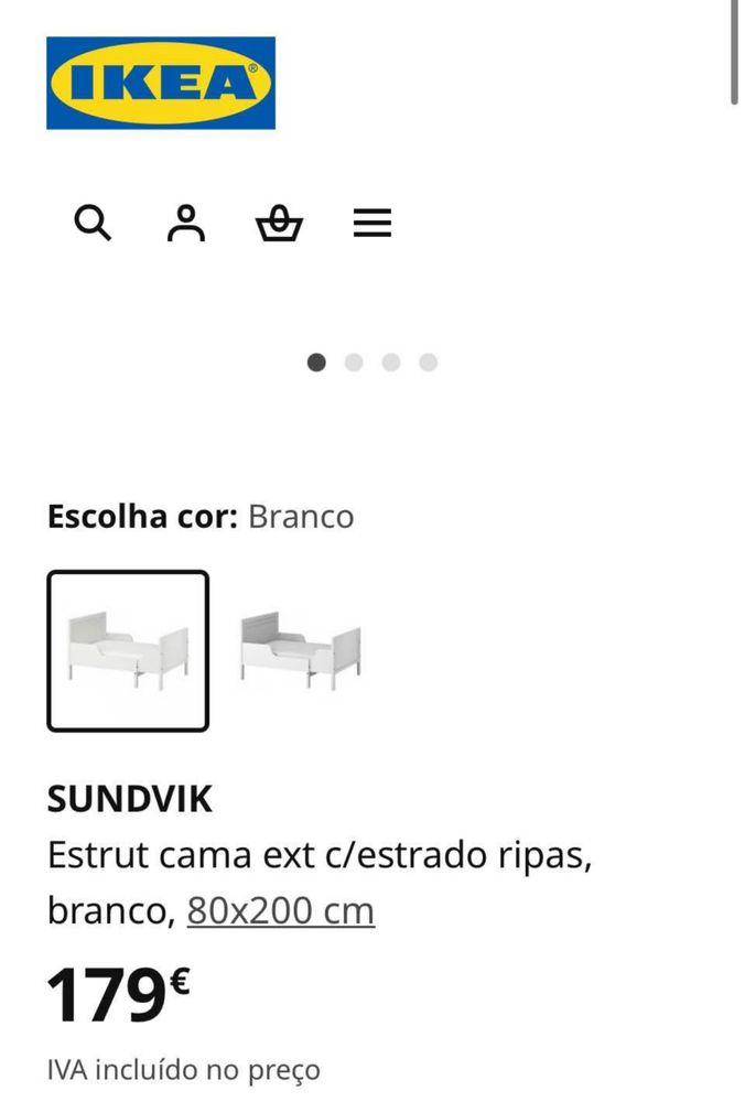 Cama de criança extensível