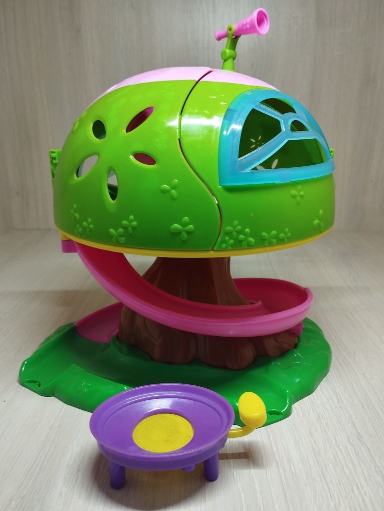 Игрушка. Домик на дереве, горка, батут