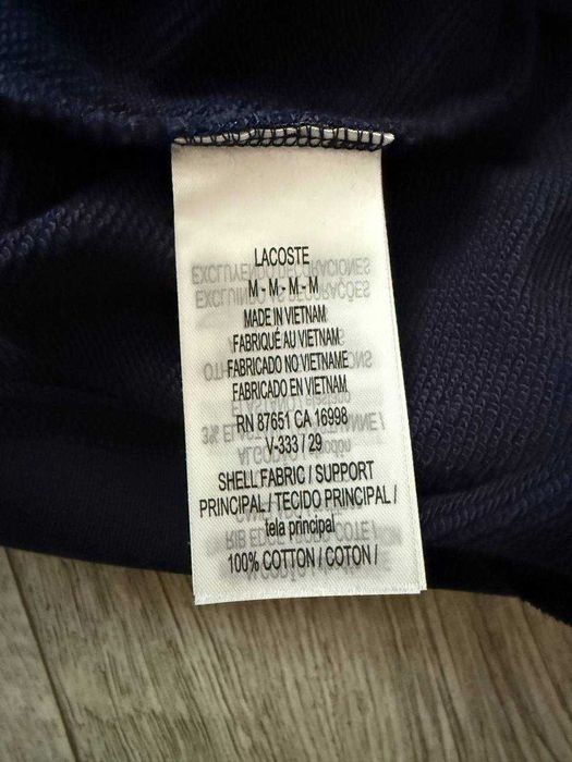 ОРИГІНАЛ! Світшот Lacoste Paris High-Neck Zip-Up M L XL | SH2735.166