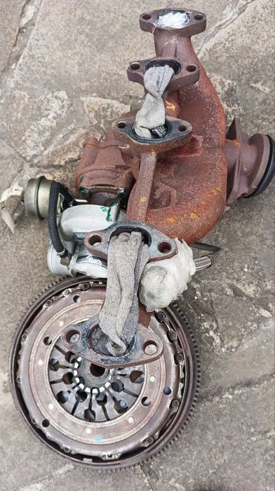 Турбіна з колектором у зборі VW T4 2.5 TDI 102 к.с. (ACV)