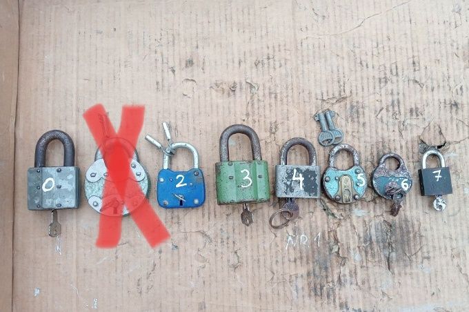 Stare Kolekcjonerskie Zabytkowe Kłódki dla Hobbystów Zbieraczy