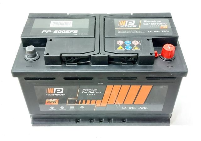 Akumulator Profipower 80 Ah 730 A ,EFB,Start &  Stop , nowy