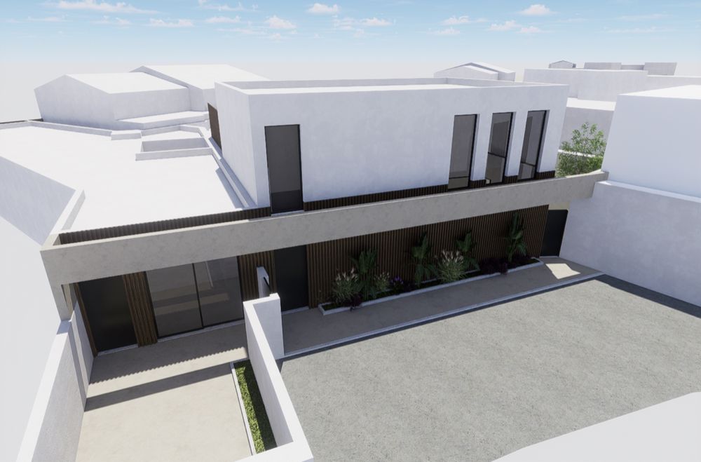 Vendo tereno 350 mx2 com casa 180mx2 ,com projeto aprovado em Alportel