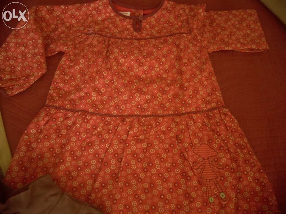 Vestidos de menina de inverno 18 meses - lote de 3