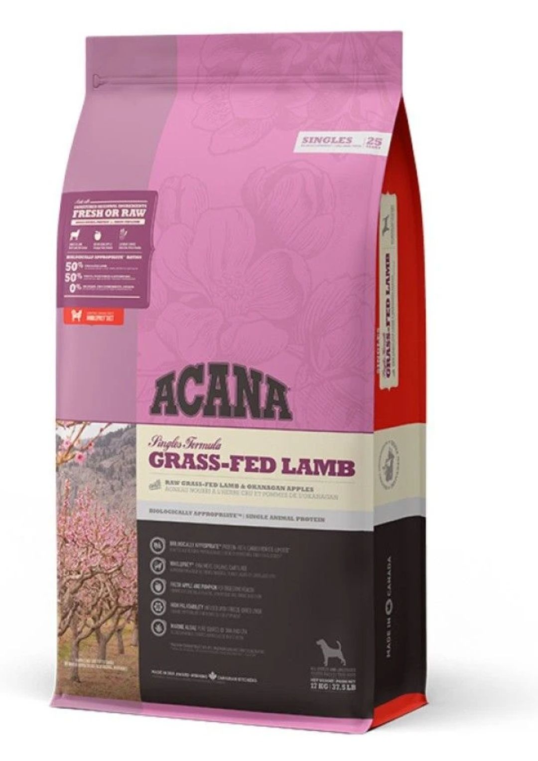 Acana Grass-Fed Lamb Сухий корм для собак з чутливим травленням   17 к