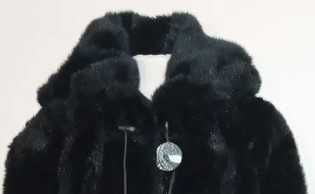 Casaco Pelo Sintético, Imitação de Vison, Tam XL