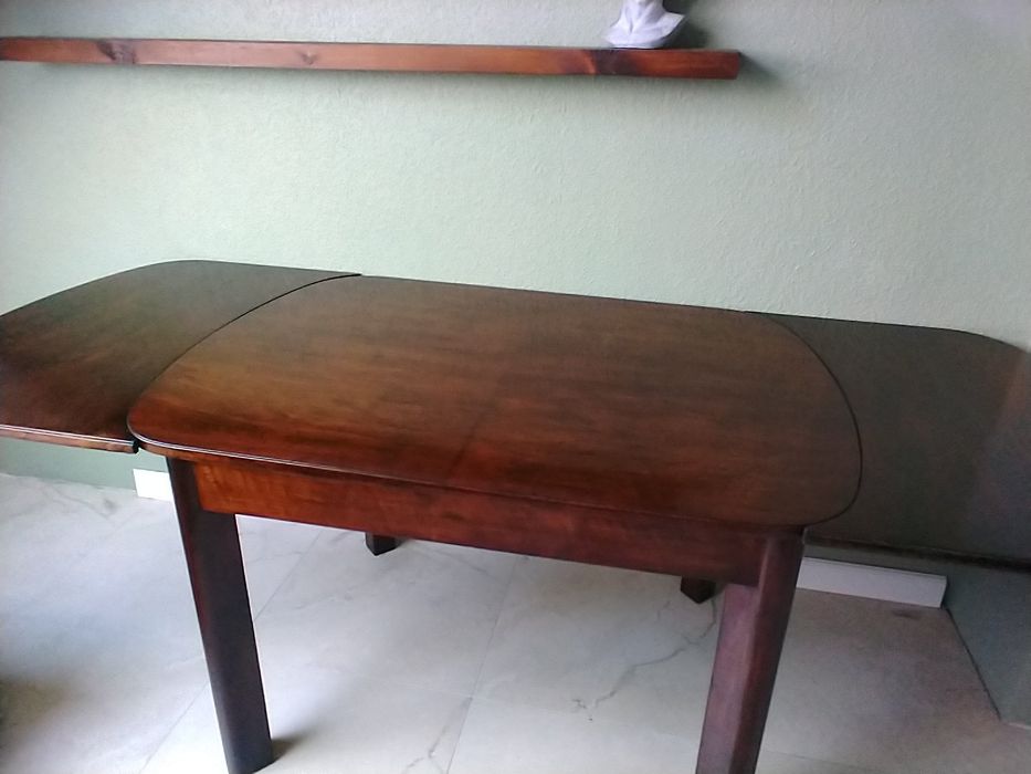 Duży stół  art deco, orzech po renowacji