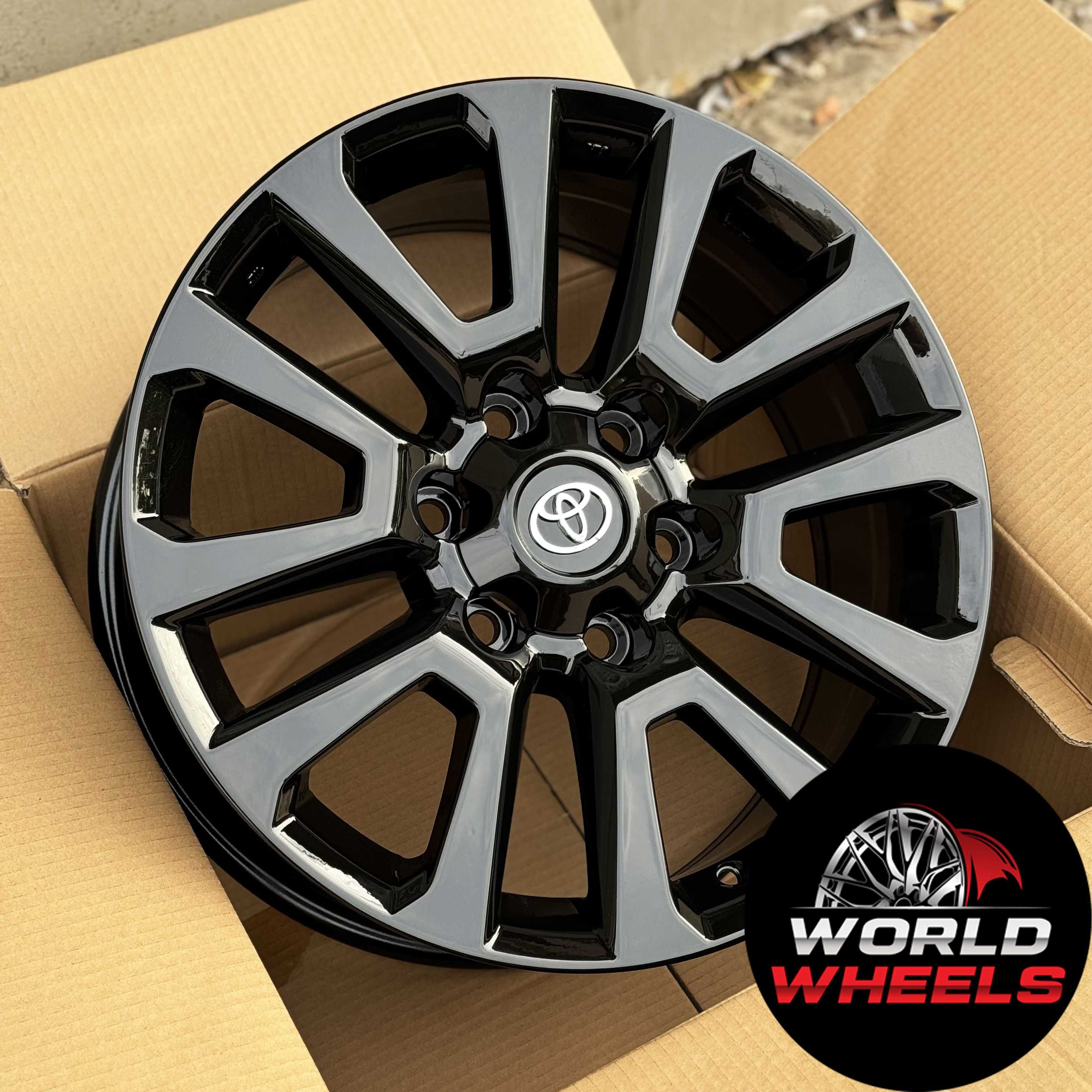 Диски R18 6x139.7 Toyota land cruiser Prado 120/150 Lexus GX BlackOnyx