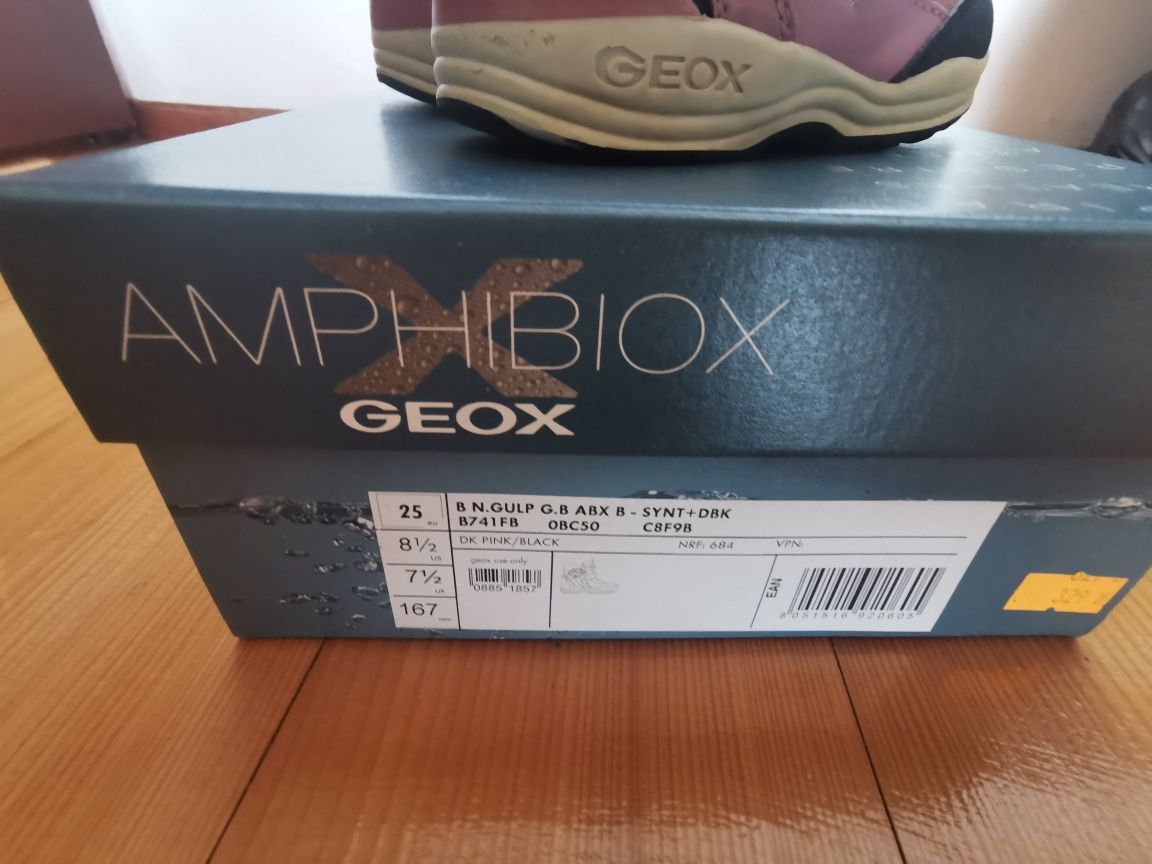 Buty dziewczęce, zimowe, Geox, rozmiar 25