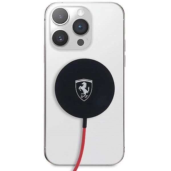 Ładowarka indukcyjna Ferrari 15w MagSafe - czarna