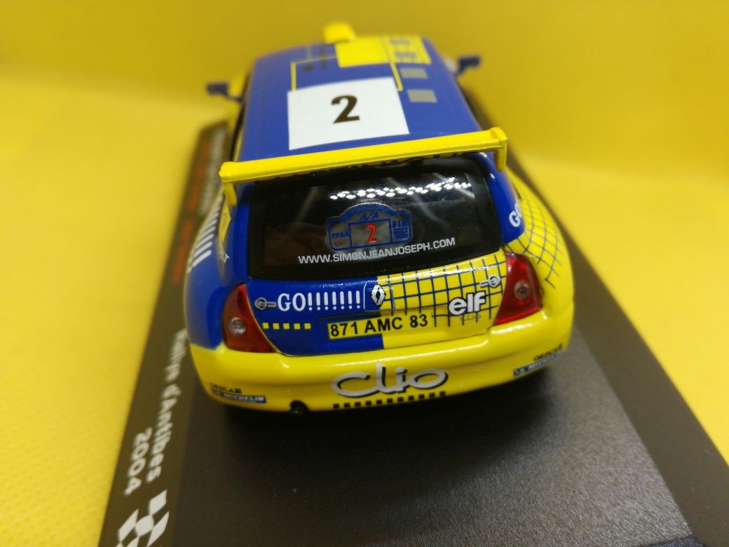 Renault Clio S 1600 Team Oreca escala 1/43 novo