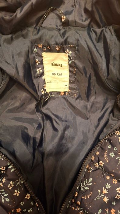 Kurtka Sinsay 104cm przejściowa