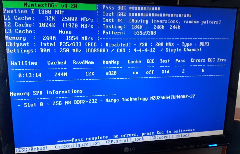 Pamięć RAM DDR 2 256 MB 533 MHz PC4200 Elixir M2U25664TUH4A0F 4 CL