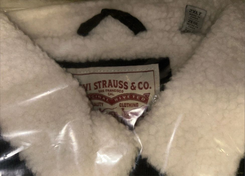 Вельветова куртка Levi's Men's Sherpa Lined Trucker Jacket  XXL Tall